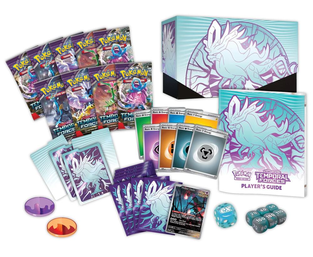 Pokémon TCG: Temporal Forces Elite Trainer Box (ETB) [Walking Wake] - English Edition (Factory Sealed) by Pokémon