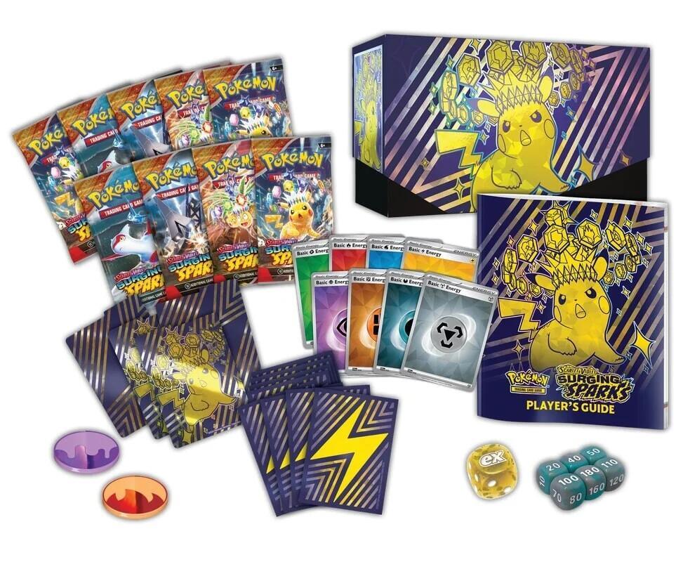 Pokémon TCG: Surging Sparks Elite Trainer Box (ETB) - English Edition (Factory Sealed) by Pokémon