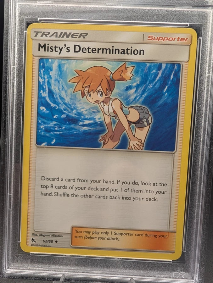 Pokémon TCG: 2019 Misty's Determination #62/80 PSA 9 MINT LOW POP Only 53 Sun & Moon