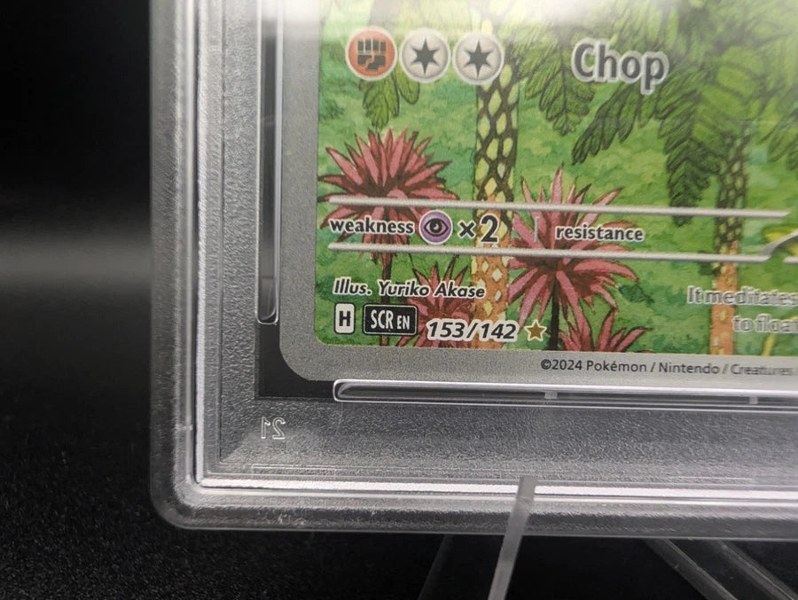 Pokémon TCG: 2024 Stellar Crown Meditite 153/142 Illustration Rare PSA 10 GEM MINT