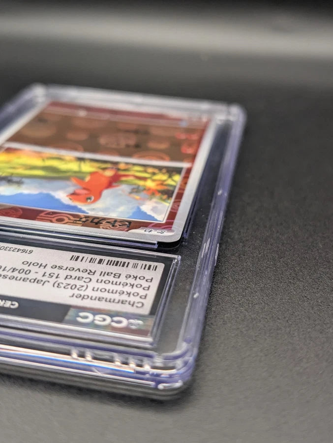 Pokémon TCG: 2023 Japanese 151 Charmander 004/165 Poke Ball Rev Holo CGC Gem Mint 10