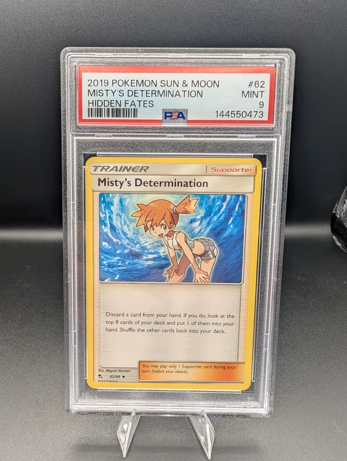 Pokémon TCG: 2019 Misty's Determination #62/80 PSA 9 MINT LOW POP Only 53 Sun & Moon