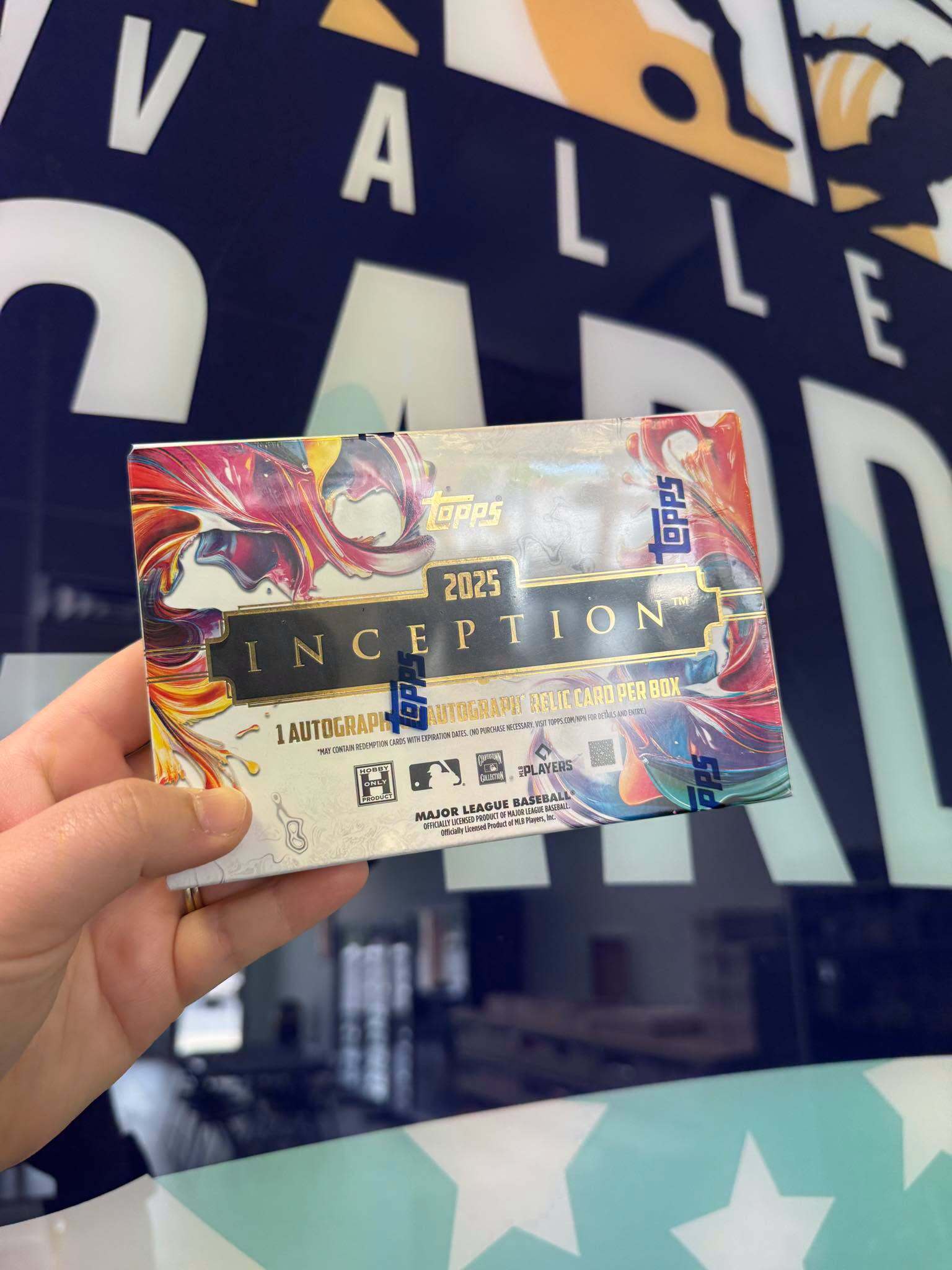 Sealed Topps Inception sports card box